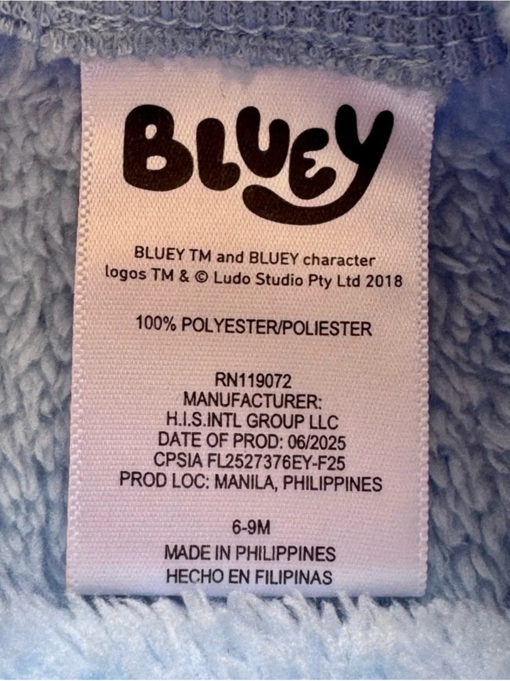 Baby | Fleece Pajama Bundle 6-9 | Bluey, Rudolph Reindeer Set + Snoopy Pants